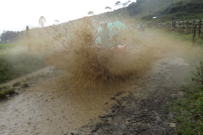 ATV | Medellín: the REAL 4x4 Quad Tour - Getting to the trailhead from Parque Lleras in an air-conditioned van