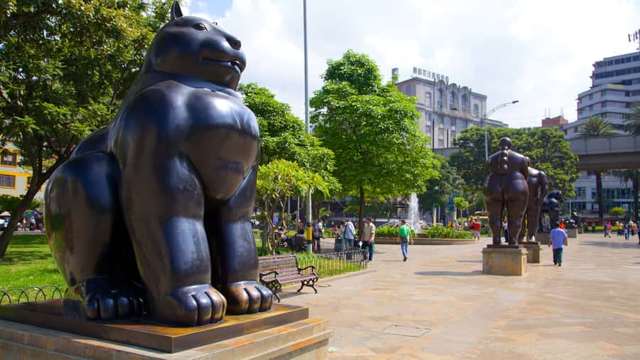 City Tour Medellin with a Chiva or a thematic van - Parque de los Pies Descalzos: A Park You Feel, Not Just See