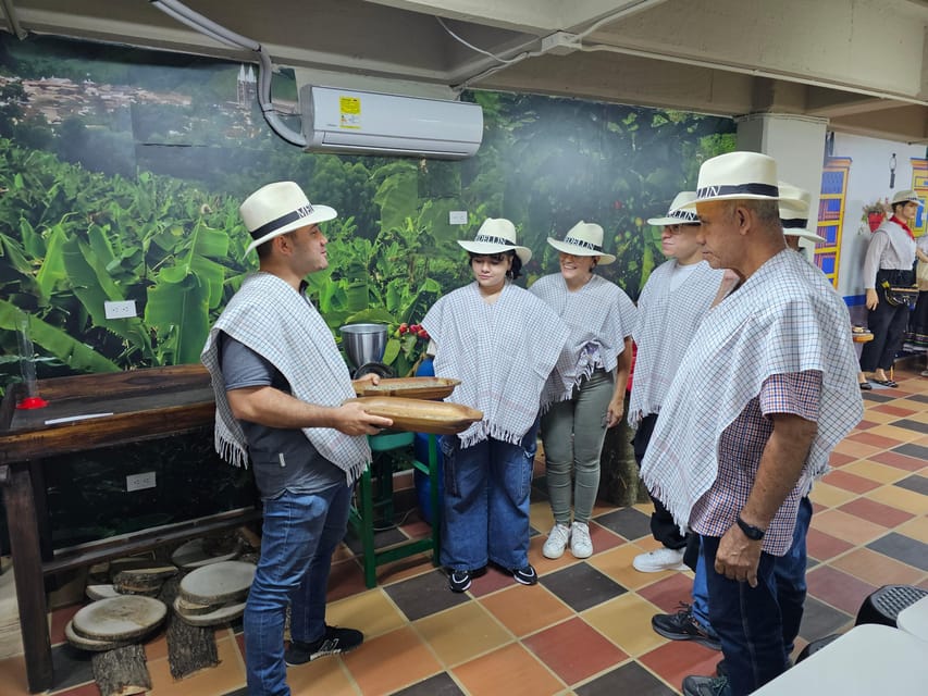 Coffee Experience with roasting show in Comuna 13 - Coffee-cream hand exfoliation: weird in the best way