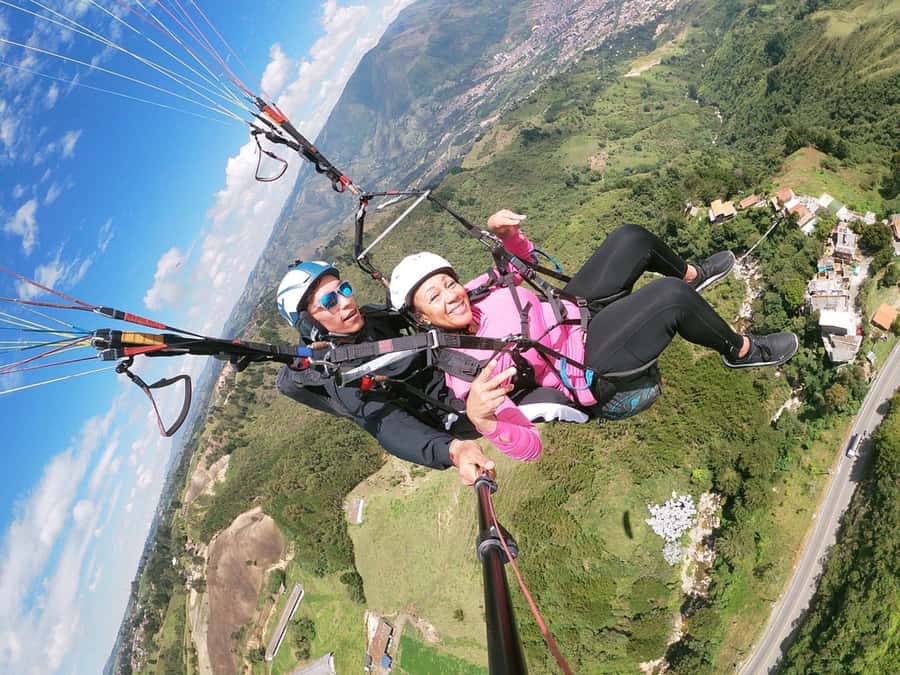From Medellín: Paragliding Tour with GoPro Photos & Videos - First Views Over Medellín and Bello: What the 15 Minutes Really Feel Like