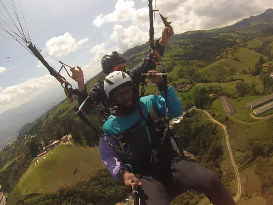 From Medellín: Paragliding Tour with GoPro Photos & Videos - San Félix Launch Day: How Your Morning Runs (From 10:00 Pickup)