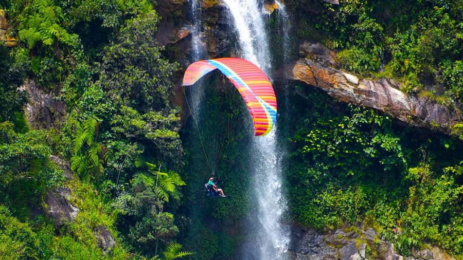 From Medellin: Private Paragliding Tour Over Waterfalls - Key highlights at a glance