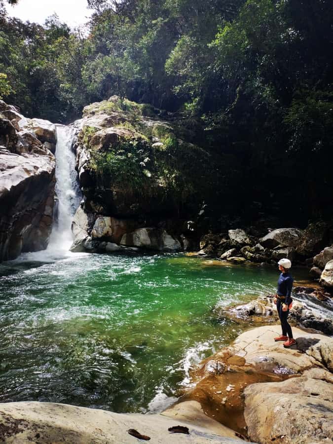 Guatapé Canyoning Adventure: Crystal Waters and Wildlife - The main event: eight water-jump stages, slides, and rappels