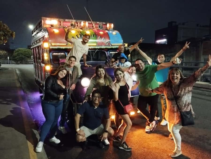 Medellin: Party Bus with DJ & Street Food Tastings - The Final Tasting at an Exclusive Restaurant