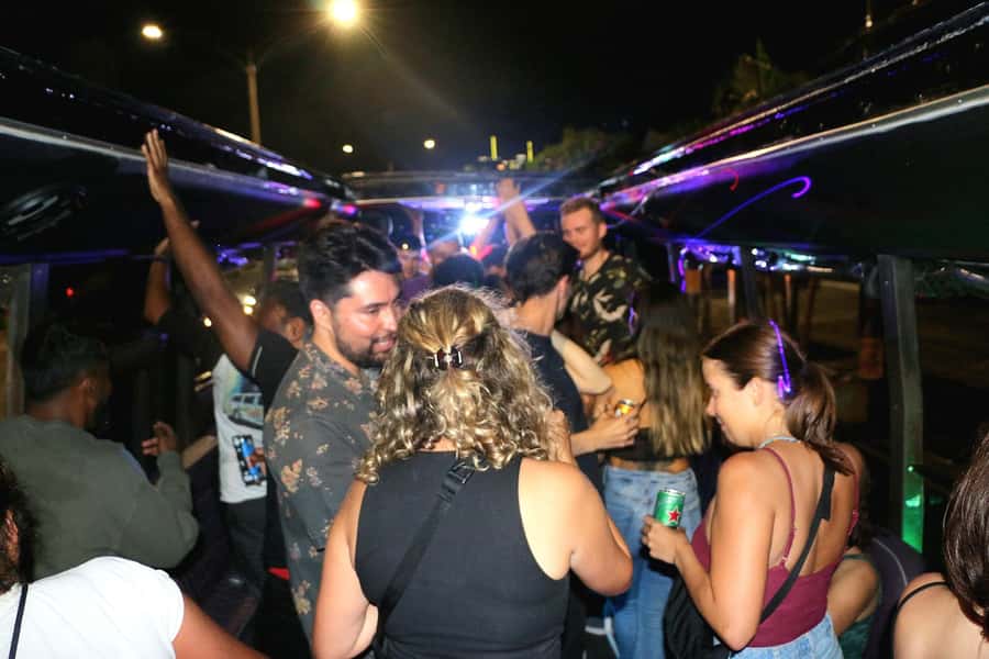 Medellin: Rumbero Party Bus with all the beer you can drink - Price and What You Get for $38: Beer, DJ, and Round-Trip Transport