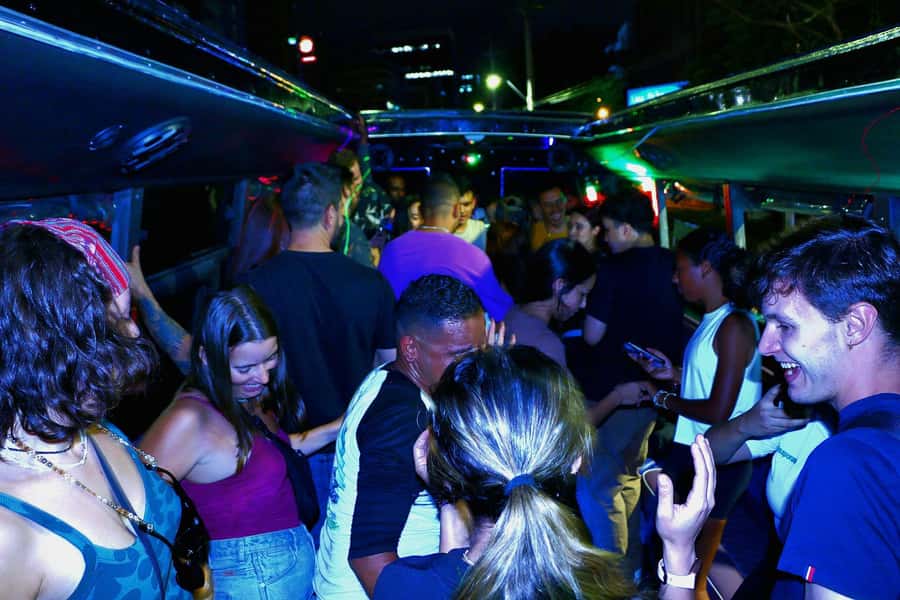 Medellin: Rumbero Party Bus with all the beer you can drink - Unlimited Beer: The Best Part, With One Smart Caution