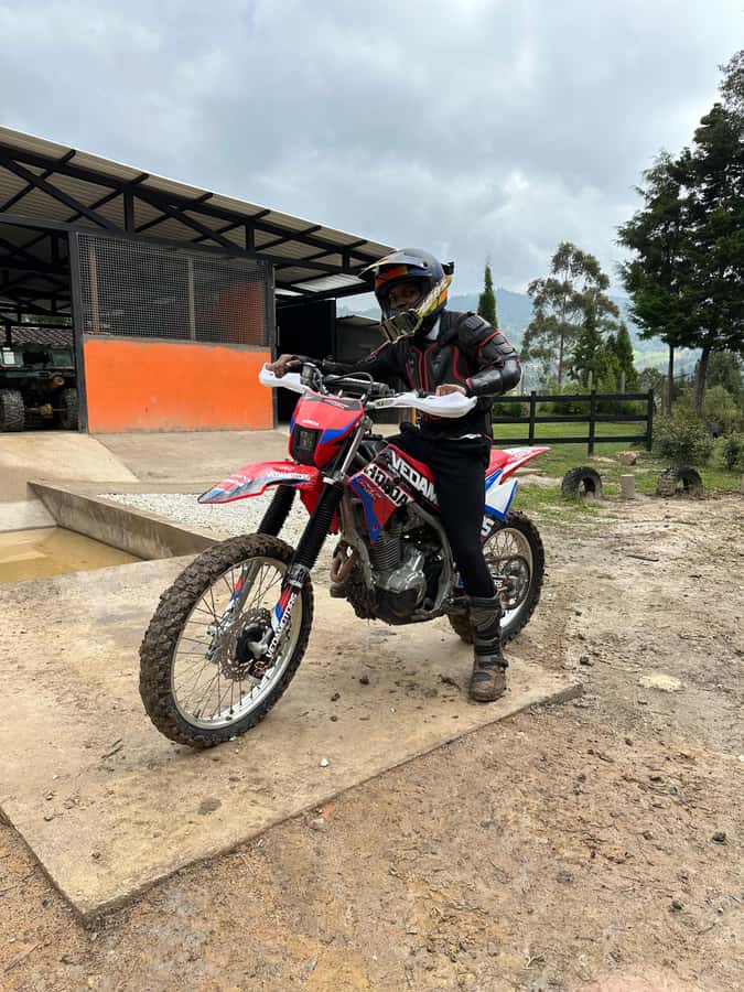 Off-road motorcycle adventure through the Medellín mountains - Riding the Medellín Mountains: Tertiary Roads, Rivers, Canyons, and Views