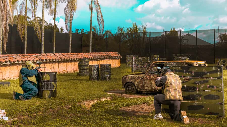 Pablo Escobar Mansion+Paintball+Boat+ATV (Private Guatape) - Finca La Manuela: walking, shooting range practice, and quad-bike fun