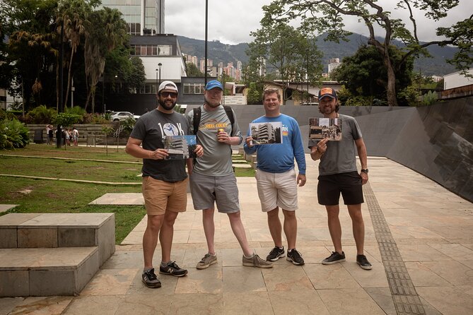 Pablo Escobar Private Tour : Violent Times and The New Medellin - Stop 1: Parque Memorial Inflexion and the Monaco Building Ruins