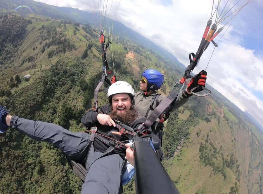 Paragliding Medellin with Transportation and free Videos - From Your Hotel to San Félix: The Part That Sets the Tone