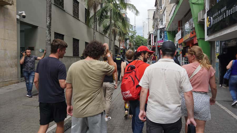 Shared Tour Medellin's Violence & Post-conflict after Pablo - Downtown walking segments: resistance and memories in public space